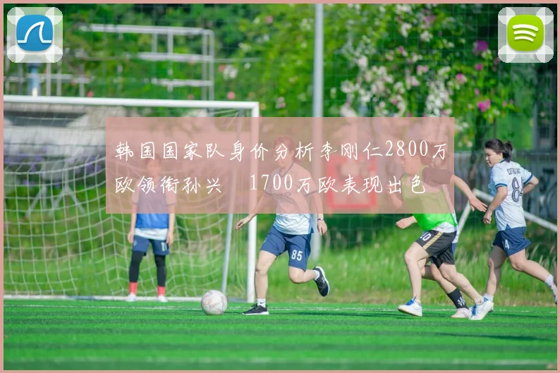 韩国国家队身价分析李刚仁2800万欧领衔孙兴慜1700万欧表现出色